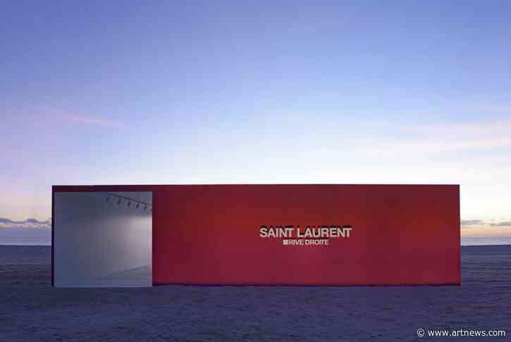 Saint Laurent Displays Paintings by Designer Sho Shibuya at Waterfront Showcase in Miami