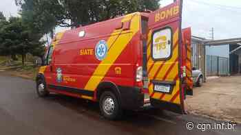 Mulher de 51 anos cai de escada e fica ferida no Bairro Floresta, em Cascavel - CGN