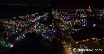 The massive Leduc Country Lights is now open for the holiday season | Listed - Daily Hive