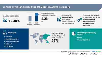 Retail Self-checkout Terminals Market Size to Grow by USD 2.23 Bn: Information by Product (hybrid and cash and cashless), End-user (CSDSSMHM, specialty retailers, and others), and Geography (North America, Europe, APAC, South America, and MEA) - F - Yahoo