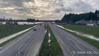 Highway 1 to Hope reopens as rains ease in southern B.C., but flood warnings remain in place