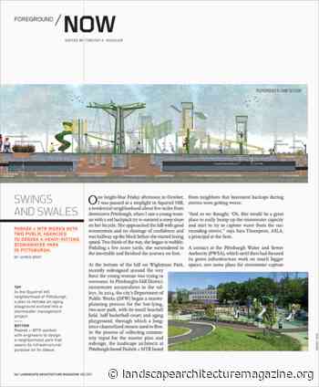 SWINGS AND SWALES - Landscape Architecture Magazine