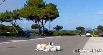 Marsala, in via Virgilio i rifiuti arrivano al centro della strada - Itaca Notizie