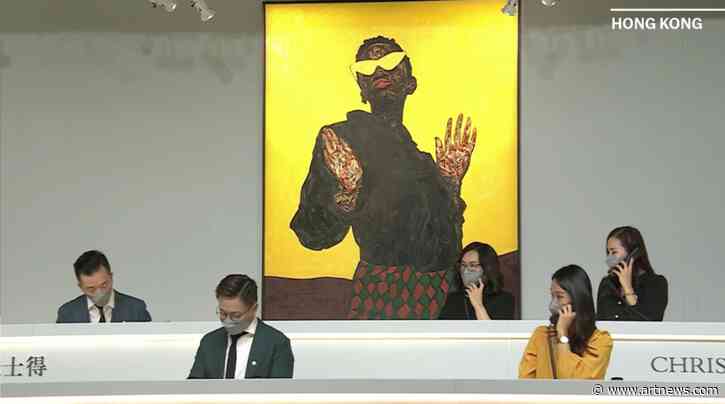 Records for Amoako Boafo, Avery Singer, Bernard Buffet Set in Christie’s $192 M. Hong Kong Evening Sale