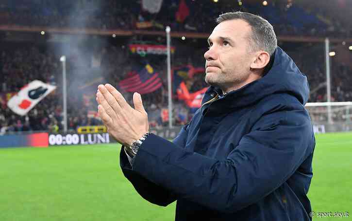 Genoa-Milan, Shevchenko: "Ora dobbiamo stringere i denti e lottare fino alla fine". Video - Sky Sport