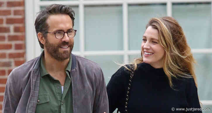 Blake Lively & Ryan Reynolds Share a Laugh During A Stroll Around NYC