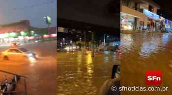 Chuva também provoca alagamentos em ruas de Itaperuna - SF Notícias