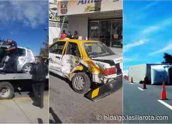 Cuatro lesionados, el saldo de tres accidentes viales en Pachuca y Singuilucan - La Silla Rota