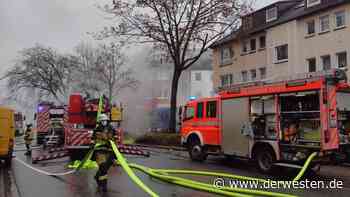 Penny in Essen evakuiert: LKW fängt Feuer, dicke Rauchschwaden - Derwesten.de