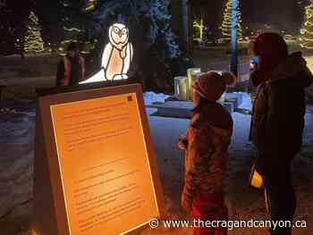 Banff's multi-sensory lights trail story of connection told by wildlife - The Crag and Canyon