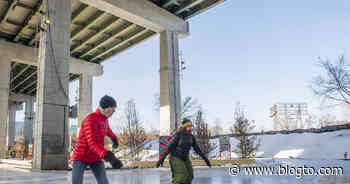 Free skating trail nestled under the Gardiner Expressway opens in Toronto this month - blogTO