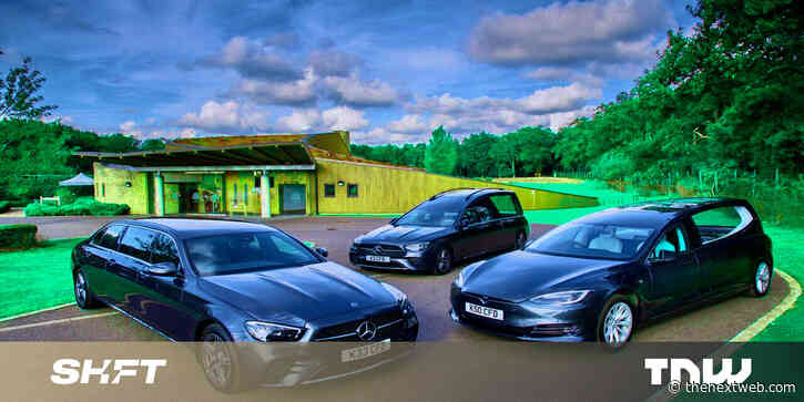 Real Musk fanboys travel to their funeral in a Tesla hearse