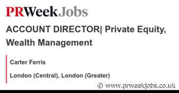 Carter Ferris: ACCOUNT DIRECTOR| Private Equity, Wealth Management