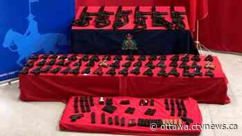 RCMP seize 59 illegal firearms at Canada-U.S. border near Cornwall, Ont. - CTV News Ottawa