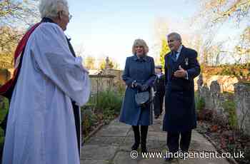 Duchess of Cornwall attends war memorial rededication service - The Independent