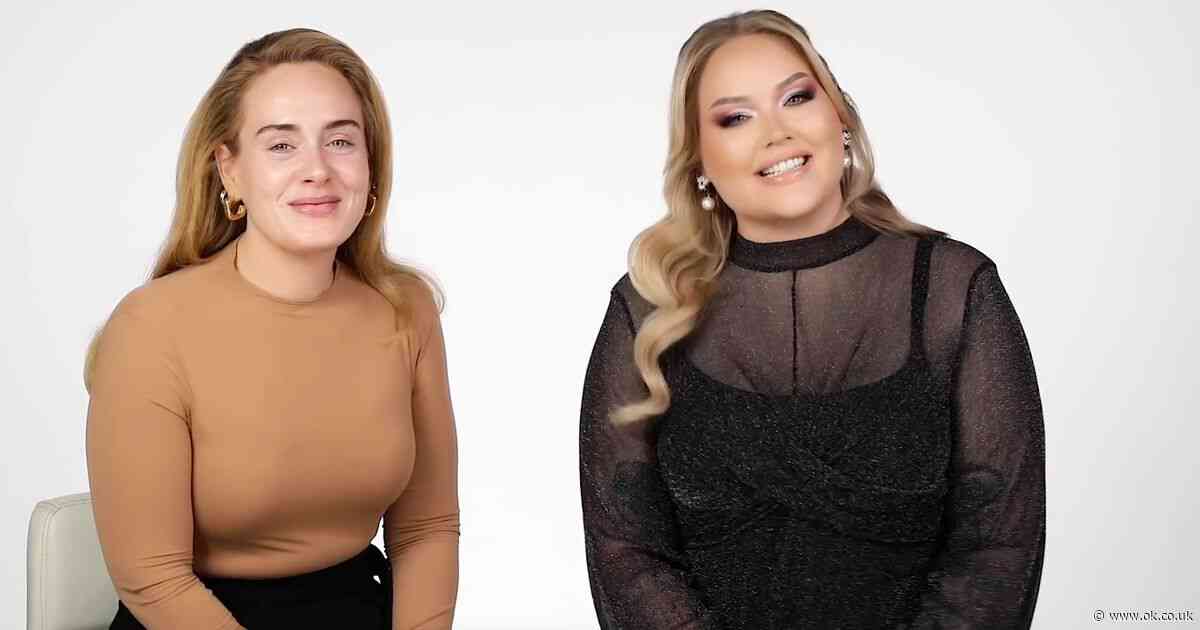 Adele fans 'in love' with star's natural look as she goes bare-faced in NikkiTutorials video - OK! Magazine