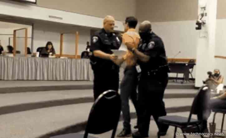Maximum Censorship: School Board Critics Arrested By School Board Cops