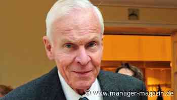 August von Finck junior: Milliardär und Parteienspender ist tot