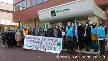 Mouvement de grogne et action de débrayage chez Groupama à Bois-Guillaume - Paris-Normandie