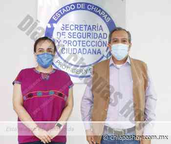 Refrenda SSyPC compromiso de trabajar en coordinación con alcalde de Acala - Diario Chiapas Hoy