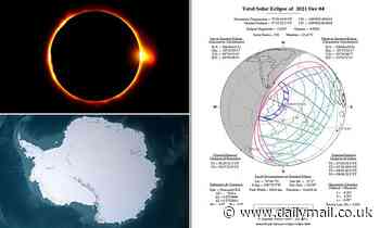 Space: The only total solar eclipse of 2021 will take place TOMORROW - over parts of Antarctica