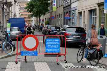 Vijf schoolstraten in district Antwerpen definitief ingevoerd