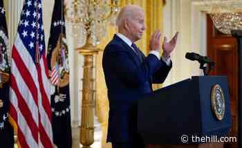 Biden, sounding hoarse, says he has cold