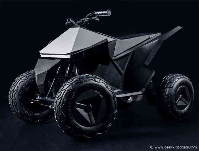 Tesla Cyberquad is a battery-powered four-wheeler for kids