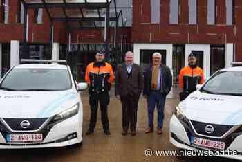 Politie vergroent wagenpark met twee  elektrische auto’s