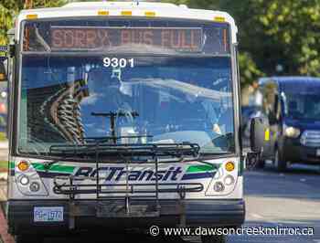 B.C. Transit workforce 98% vaccinated against COVID-19 - Dawson Creek Mirror