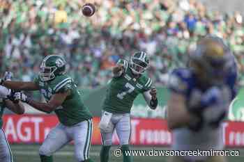 Saskatchewan Roughriders face tough challenge in West Division final versus Bombers - Dawson Creek Mirror