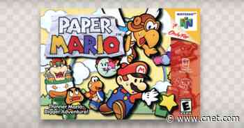 Paper Mario is coming to Nintendo Switch Online next Friday     - CNET