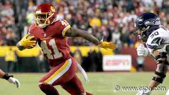 WFT's Collins, McKissic out Sunday vs. Raiders