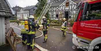 Feuer in Engelskirchen: Erdgeschoss brannte aus – Zustand des Gebäudes ist unklar - Kölner Stadt-Anzeiger