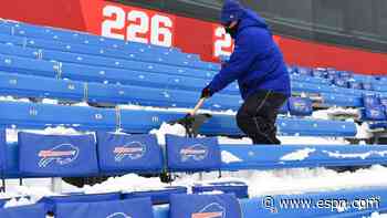 NFL betting market watch - Winter weather coming, Patriots-Bills total dropping - ESPN