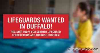 City of Buffalo hiring for summer lifeguards, offering American Red Cross certification