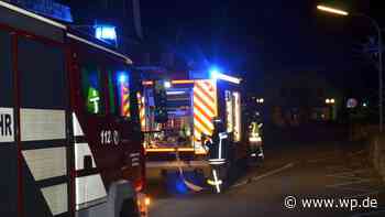 Wasserrohrbruch in Meschede: Feuerwehr alarmiert - Westfalenpost