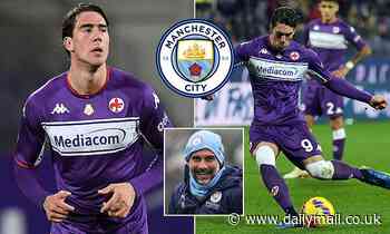 Man City: Pep Guardiola is 'in love' with Fiorentina forward Dusan Vlahovic and enters the race