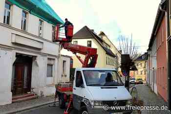 Notsicherung am alten Kino - Freie Presse