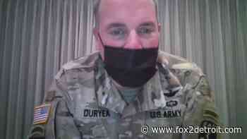 DOD medical staff help arrives at Beaumont Dearborn for Covid case surge - FOX 2 Detroit