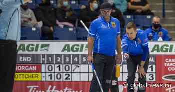 Vice-skip Darren Moulding leaves Brendan Bottcher’s curling rink