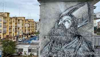 Bari, san Nicola patrono della street art: pronto il quarto murale. E' firmato da C215: "E' stato come dipingere un amico" - La Repubblica