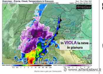 Meteo neve in pianura: sarà più forte del previsto. Milano, Torino, Genova... - Affaritaliani.it