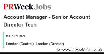 V Unlimited: Account Manager - Senior Account Director Tech