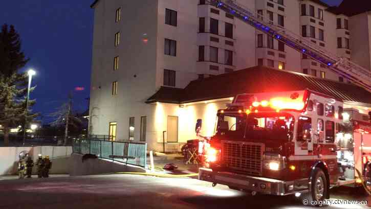 Firefighters bring blaze at hotel under control