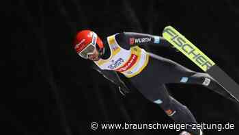 Wenige Zentimeter fehlen: Skispringer verpassen Sieg knapp