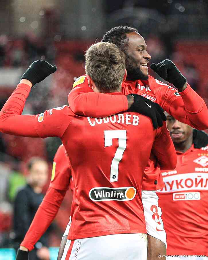 Moses Scores First League Goal As 10-Man Spartak Claim Home Win 