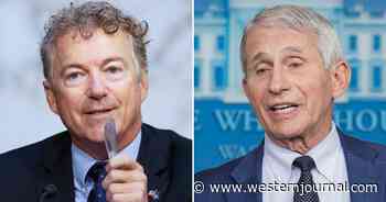 Rand Paul Issues Blistering 12-Word Statement About Anthony Fauci, Accuses Him of Lying to Congress