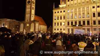 1000 Menschen demonstrieren in Augsburg gegen Corona-Maßnahmen