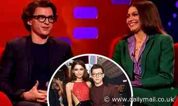 Tom Holland and Zendaya adorably poke fun at their height difference